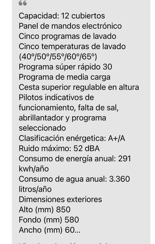 Lavavajillas Teka blanco