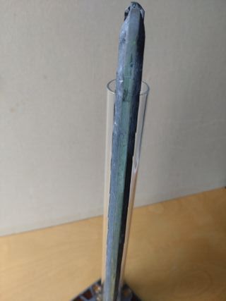 Vaso in vetro arte astratta multicolore mosaico