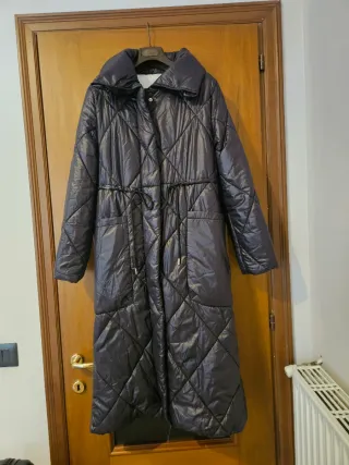 Cappotto lungo donna nero