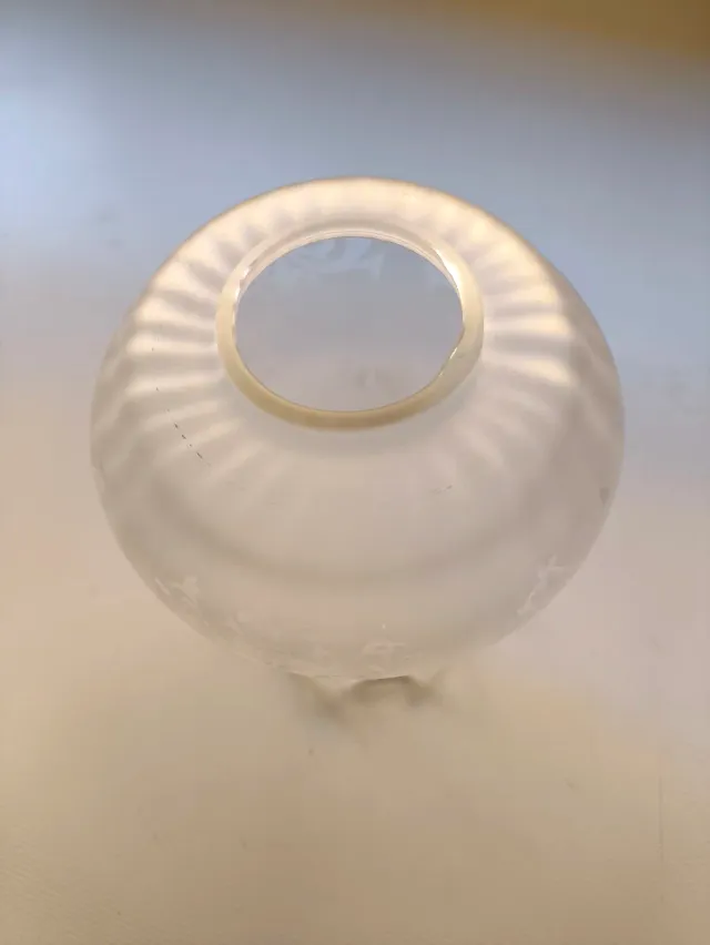 4 Tulipanes de cristal decorados