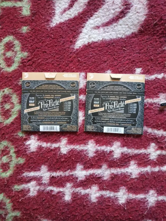 Confezione x2 pacchi di corde per chitarra EJ45/EJ46