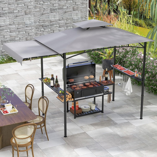 Gazebo per Barbecue, Pergola per BBQ con Tendalino