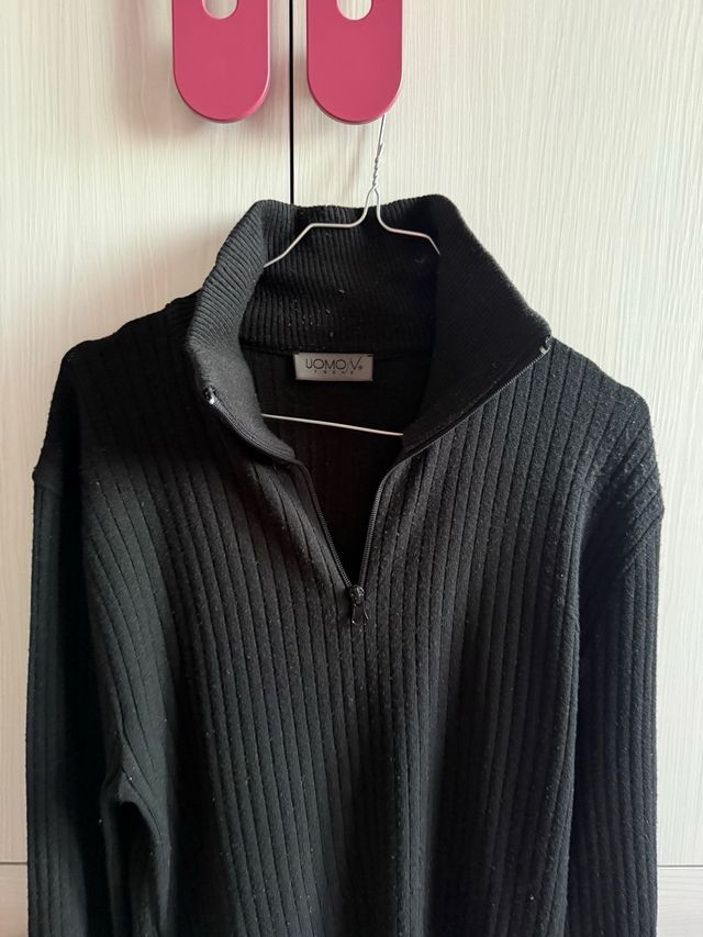 2 maglioni uomo taglia S grigio e nero