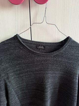 2 maglioni uomo taglia S grigio e nero