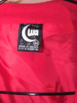 Blazer Lana Rojo Doble Botonadura