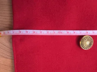 Blazer Lana Rojo Doble Botonadura