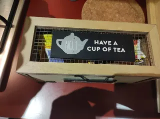 Contenitore bustine thè