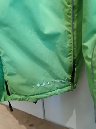 Giubbotto da montagna donna verde e nero