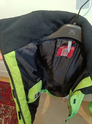 Giubbotto da montagna donna verde e nero