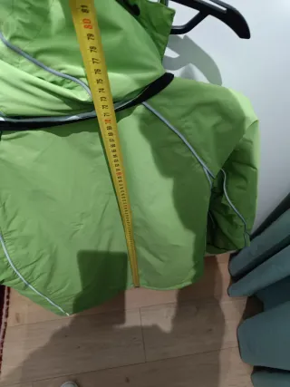 Giubbotto da montagna donna verde e nero