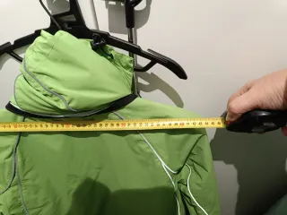 Giubbotto da montagna donna verde e nero