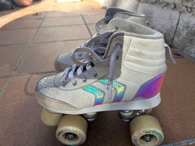 Patines 4 ruedas niña talla 34 Decathlon