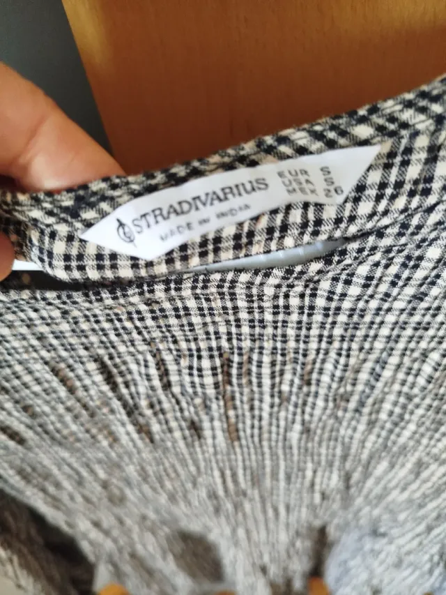 Vestido Stradivarius cuadros