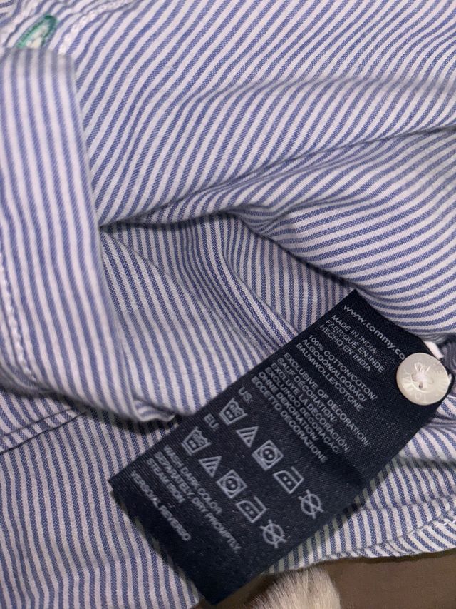 Camisa Tommy Hilfiger Niño Talla 8