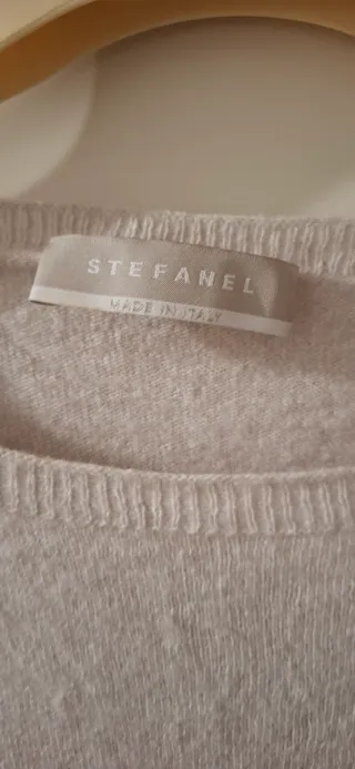 Vestito Stefanel Lana e Cashmere Beige Taglia S