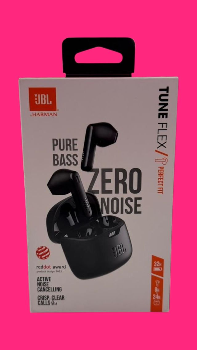 AURICULARES BLUETOOTH JBL TUNE FLEX NEGROS