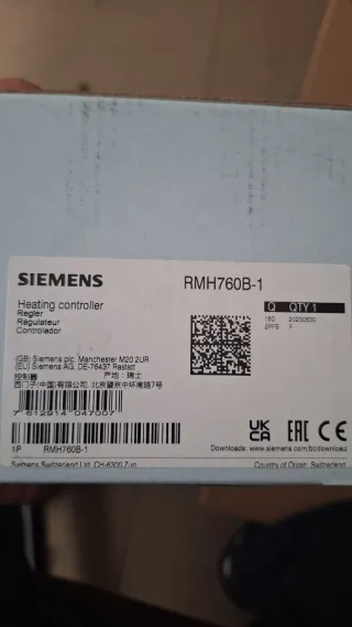 Siemens RMH760B-1 Controllo Riscaldamento