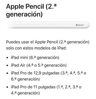 Apple Pencil 2da Generación