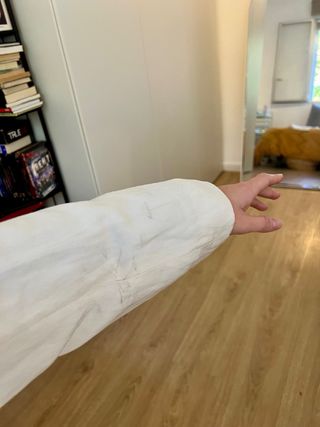 Americana oversize H&M blanca Talla S