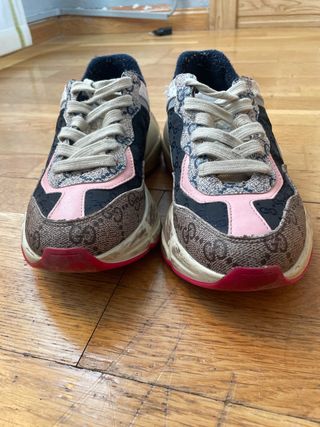 Zapatillas Gucci Marrón y Rosa