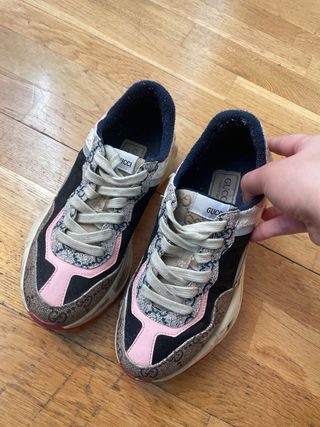 Zapatillas Gucci Marrón y Rosa