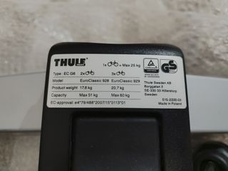 Thule EC G6 EuroClassic 929 Suporte Bicicletas 3x
