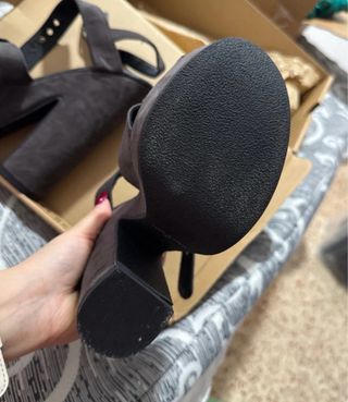 Tacones sandalias de 15.5 cm talla 37