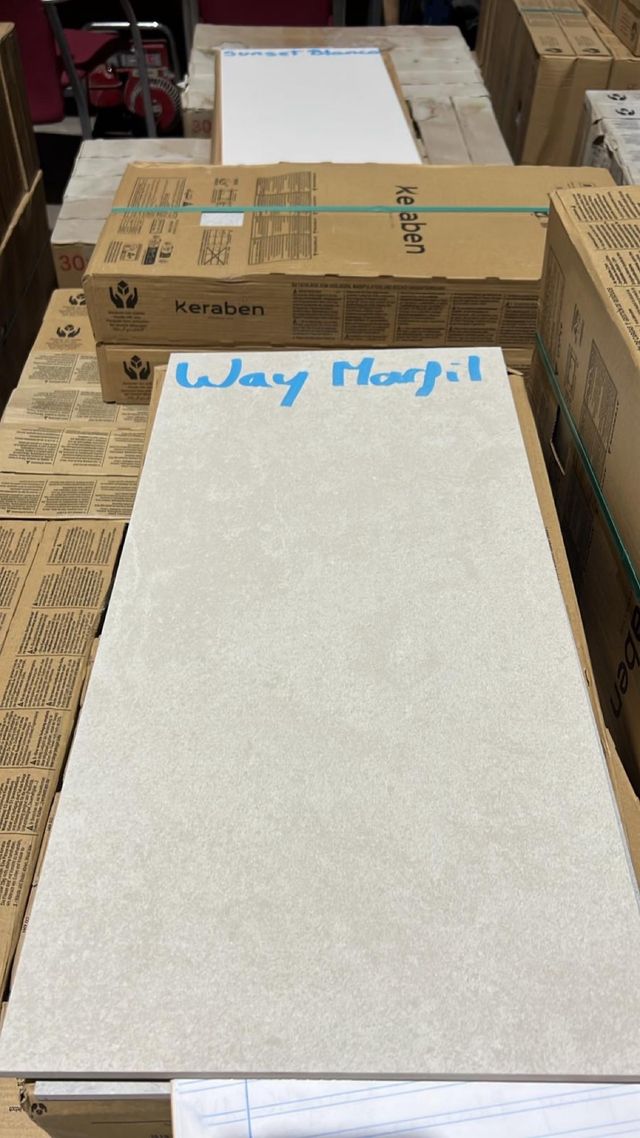 Lote de azulejo rectificado  Way Marfil 30x60