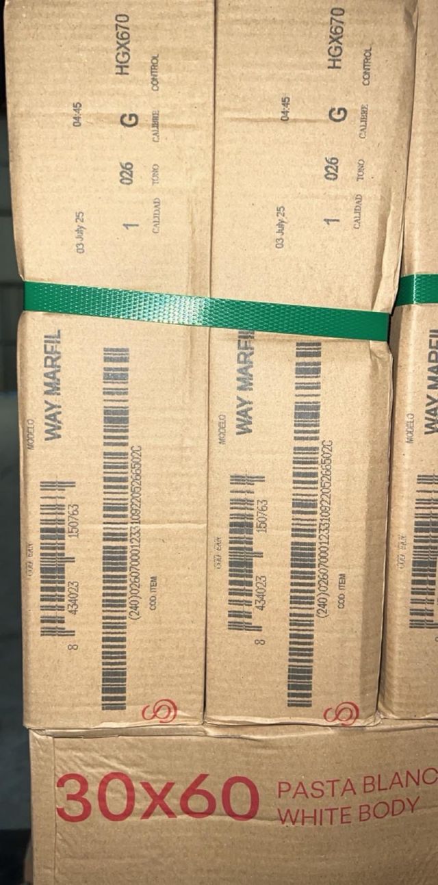 Lote de azulejo rectificado  Way Marfil 30x60