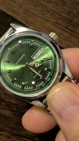 Citizen Automatico Verde Brillant