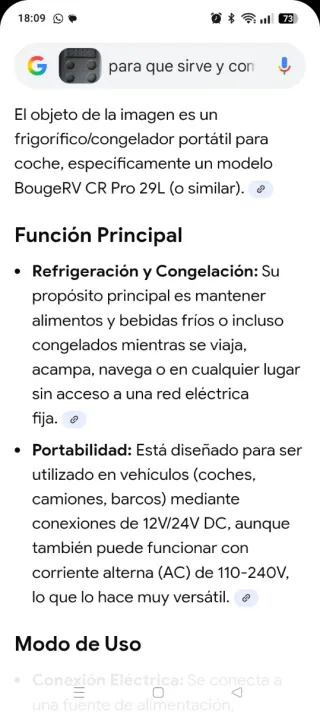 Nevera Portátil 29L Compresor Nueva.Cuesata 320€