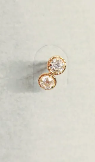 Pendientes Diamantes Naturales y Oro 18k