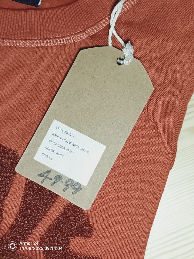 Sudadera Brakeburn Talla M Naranja