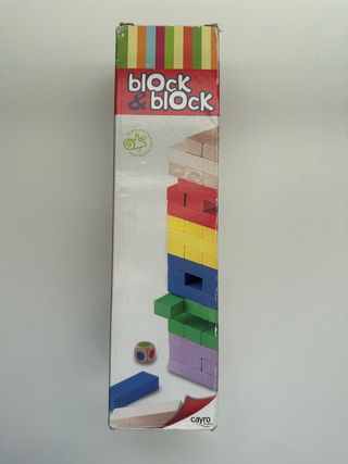 Juego infantil bloques de madera: Block&Block