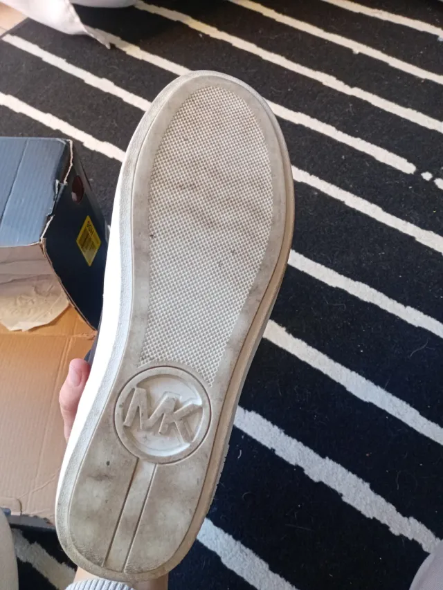 Scarpe Michael Kors Glitter Nere Argento