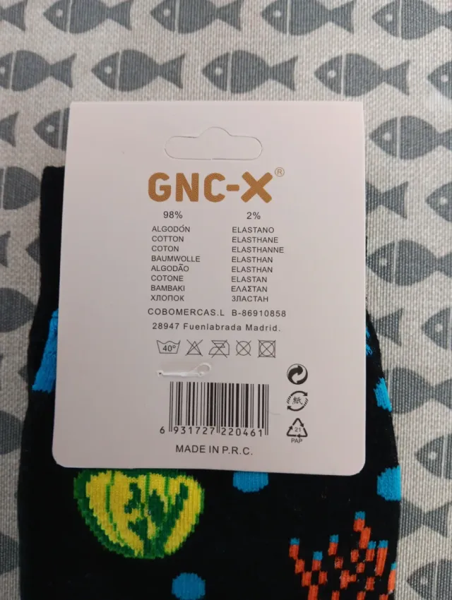 Calcetines GNC-X Medusas Talla 35 .40