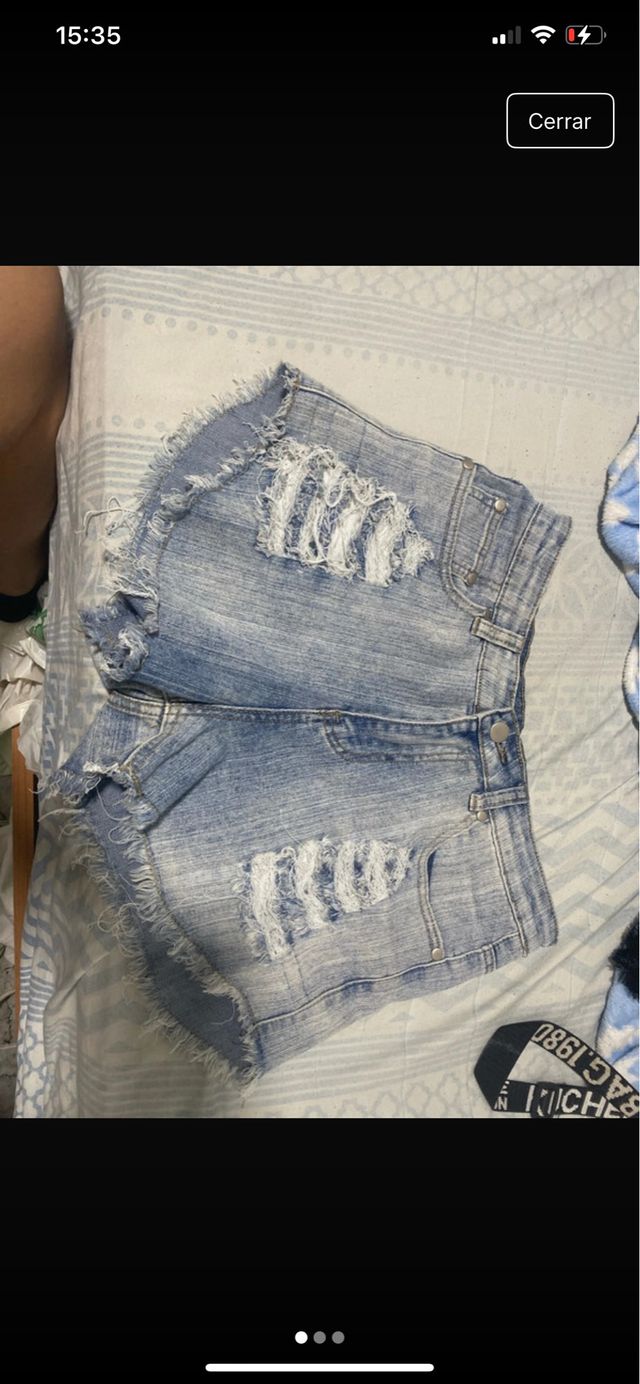 Shorts vaqueros rotos