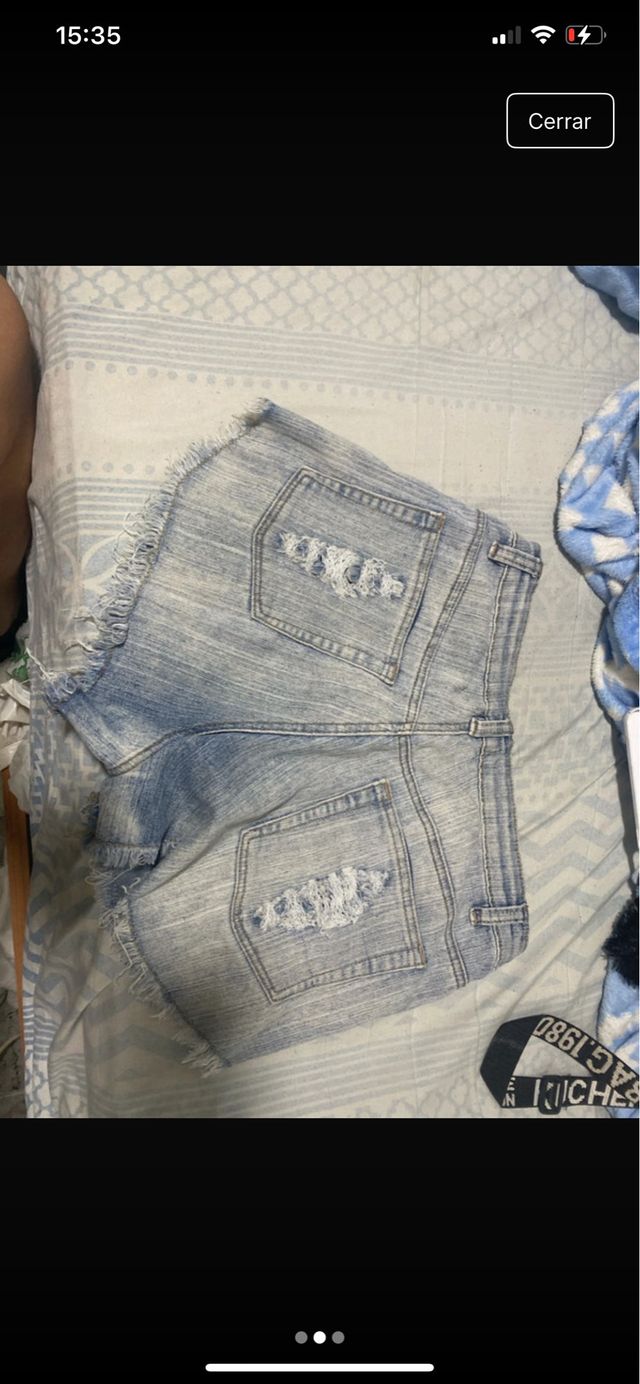 Shorts vaqueros rotos