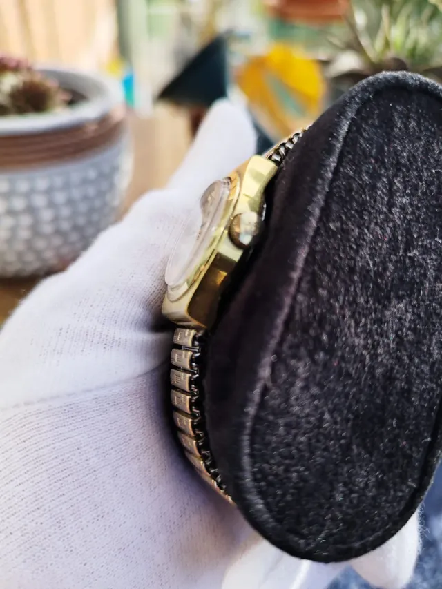 Reloj Automático Tissot baño de Oro Mujer