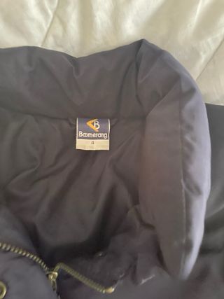 Cazadora Boomerang Negra Talla XL