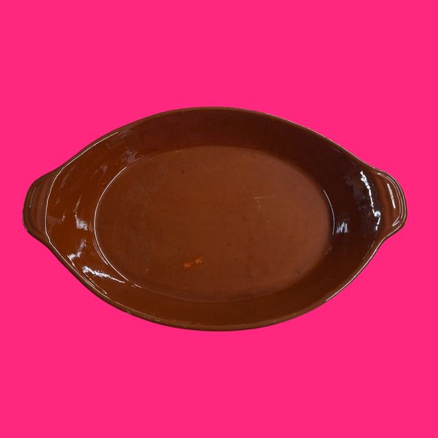 FUENTE BARRO HORNO TAPA FORMA PATO