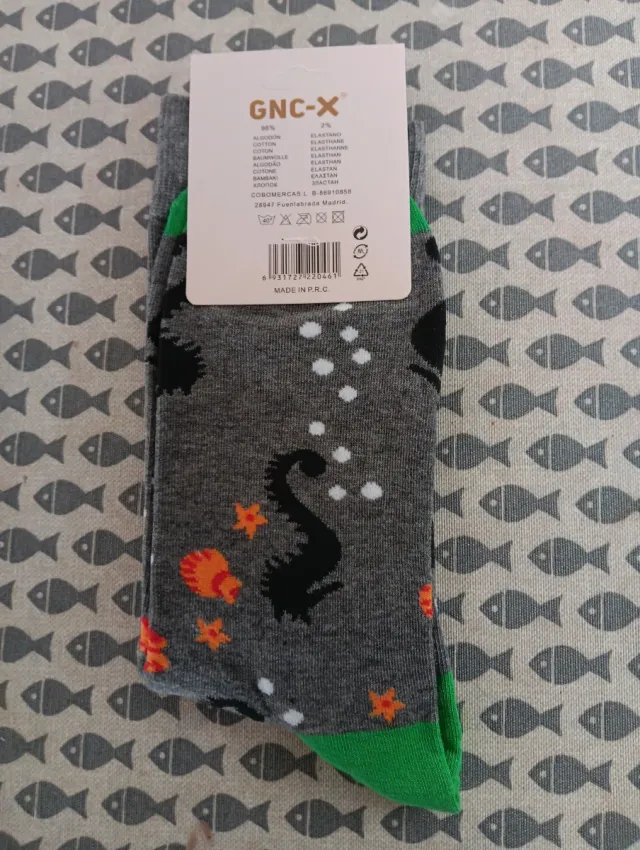 Calcetines GNC-X Caballos de Mar Talla 35-40
