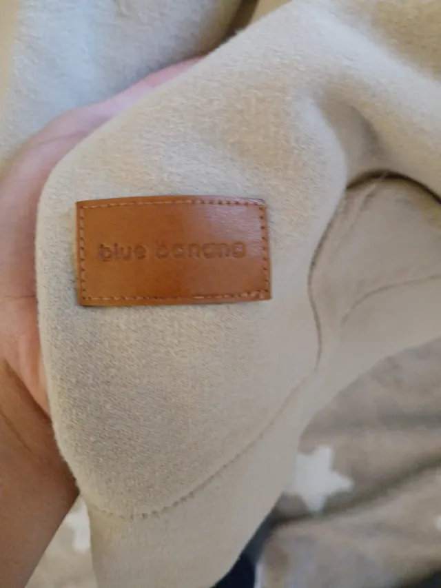 Sudadera Beige Blue Banana con Parche X