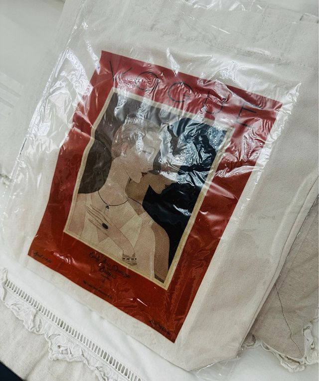 Bolsa de tela Vogue algodón