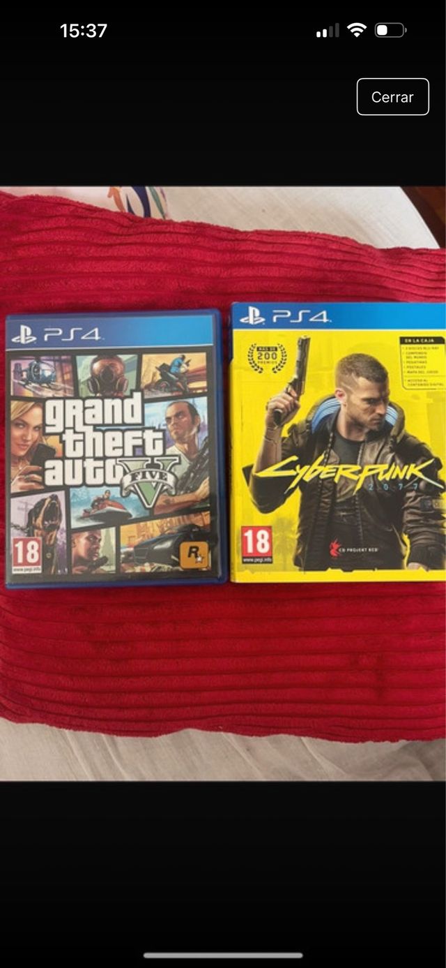 Juegos PS4: GTA V y Cyberpunk 2077