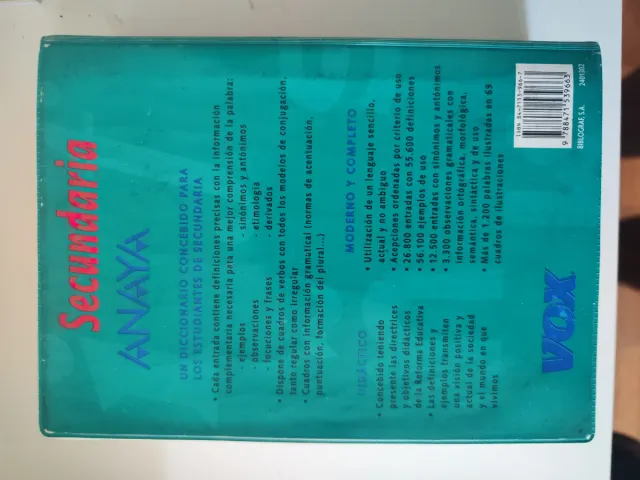 Diccionario Anaya de la Lengua Espanola Secunda...