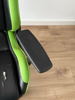 Silla Gaming Drift Negra y Verde.