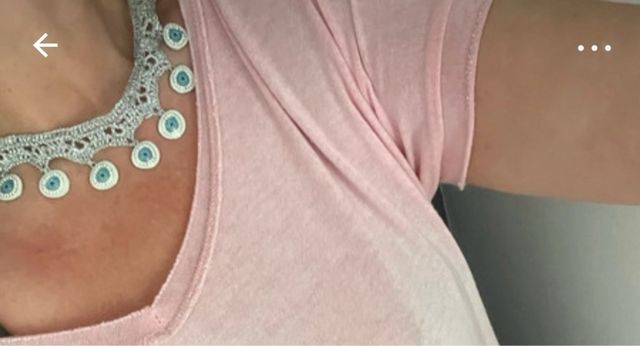 Gargantilla Charms azul y blanco