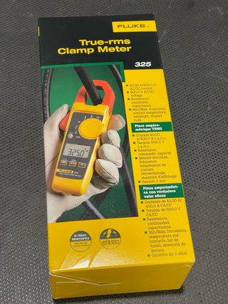 Pinza Amperimétrica Fluke 325 True-rms. A estrenar