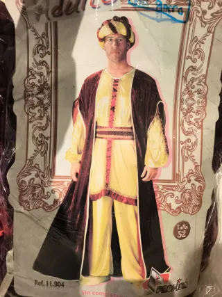 Disfraz Rey Baltasar Nuevo sin turbante